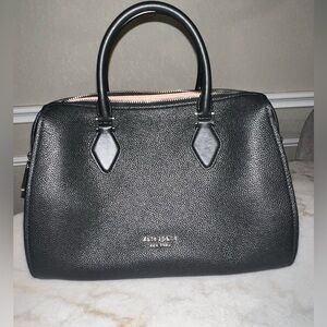 Black Pebble Leather Kate Spade Bag w/ Optional Crossbody